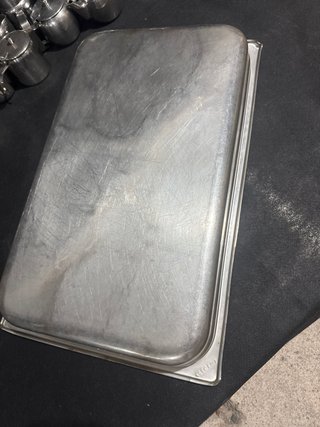 25 Bandejas de acero inoxidable