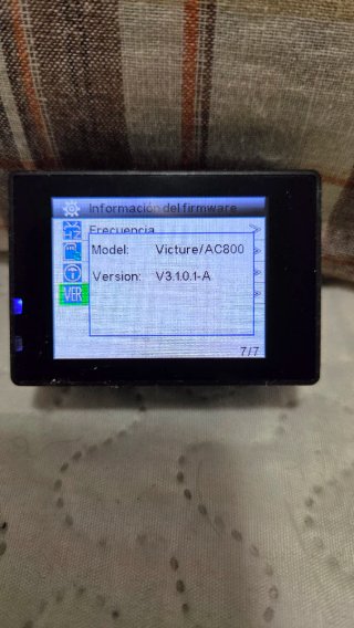 Cámara Victure AC800 Firmware V3.1.0.1-A