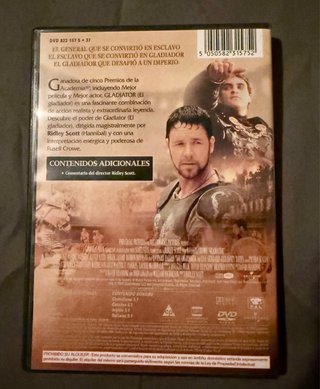 DVD Gladiator (El Gladiador Que Desafió a Un Imper
