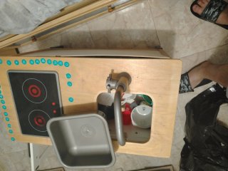Se regala Cocina de juguete de madera