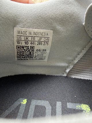 Adidas Adizero SL Talla 44.5 Gris