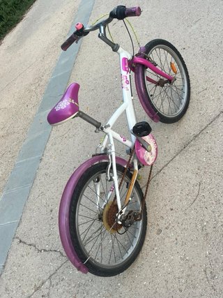 Bici niña morada 10