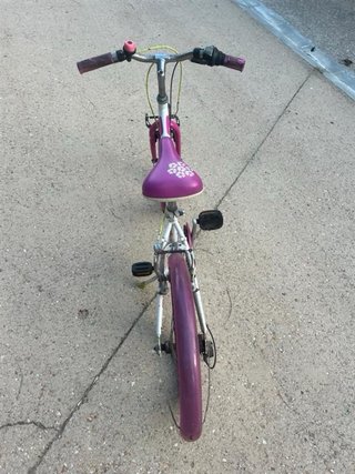 Bici niña morada 10