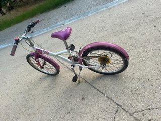 Bici niña morada 10