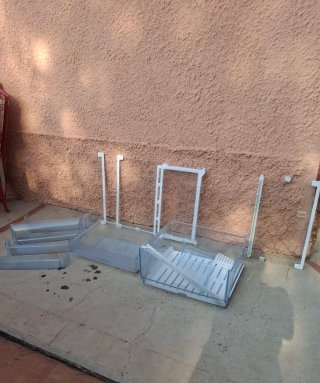 Repuestos Nevera Electrolux, dos cajones, estantes