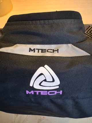 Chaqueta MTECH Negra Moto