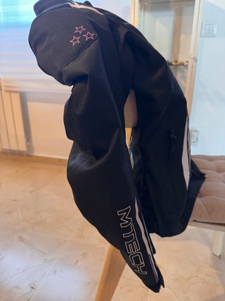 Chaqueta MTECH Negra Moto