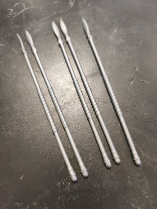 Lanzas Playmobil Metalicas 0,5€ cada unidad