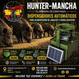Dispensador automático para jabalíes