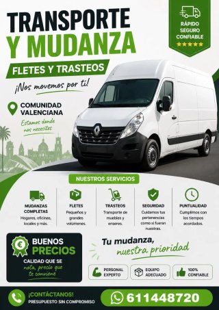 Camion mudanza transporte