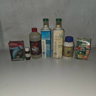 Lote abonos y fungicida cuidado plantas