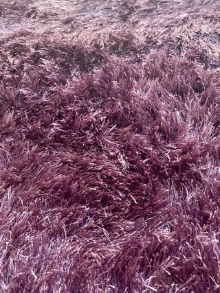 Alfombra Shaggy Pelo Largo Morado