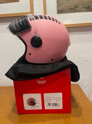 Casco Moto Rosa 834 FLOW Talla XL