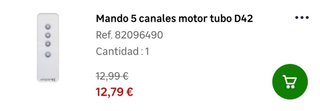 Murtra Motor Tubular D42mm para Estor Enrollable