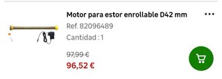 Murtra Motor Tubular D42mm para Estor Enrollable
