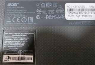 Portátil Acer Aspire One Cloudbook 14