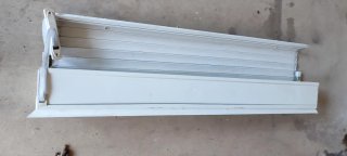 Lote 2 ventanas aluminio blanco climalit con persi