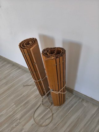 3-Persianas de madera para ventana exterior