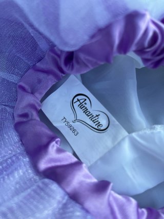 Conjunto disfraz falda de tul lila para niña