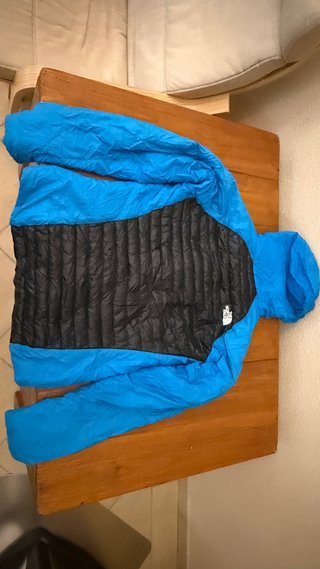 Giacca The North Face piumino blu/nera