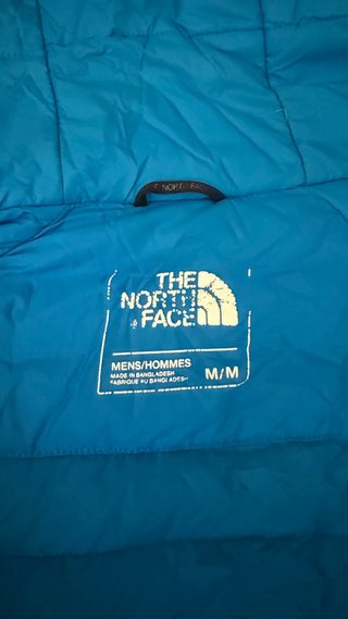 Giacca The North Face piumino blu/nera