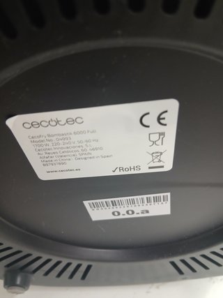 Cecotec Cecofry Bombastik 6000 Freidora Aire