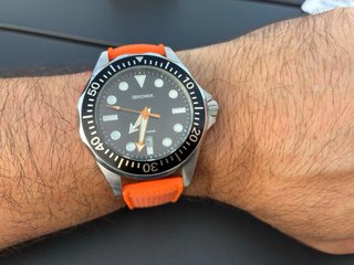 Reloj Sekonda Diver Naranja y Negro