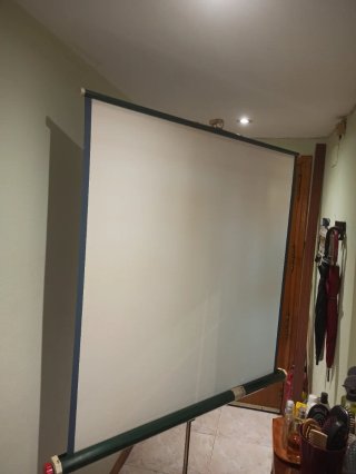 Pantalla para proyector portatll