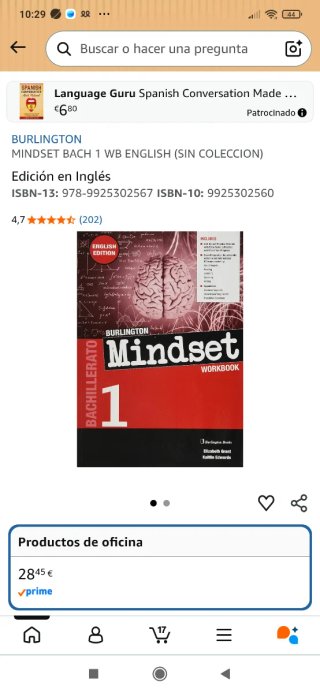 Mindset 1 Bachillerato. Workbook