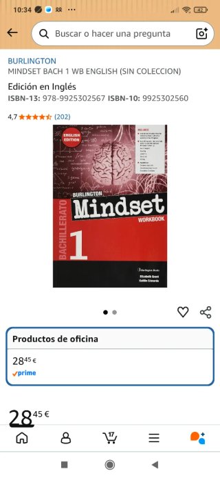 Mindset 1 Bachillerato. Workbook