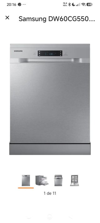 Lavavajillas Samsung DW60CG550 No funciona