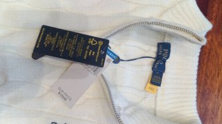 Jersey Polo Ralph Lauren Blanca Cable Knit
