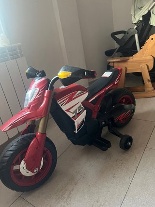Moto Eléctrica Infantil Roja