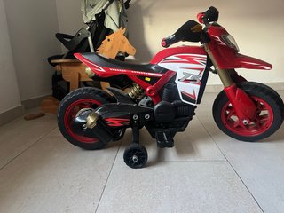 Moto Eléctrica Infantil Roja