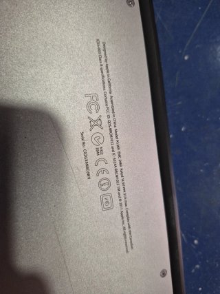 Macbook Air A1369 13.3 Plata