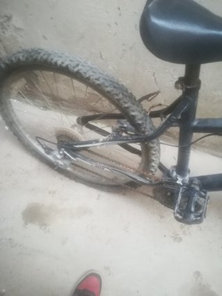Bicicleta clásica negra