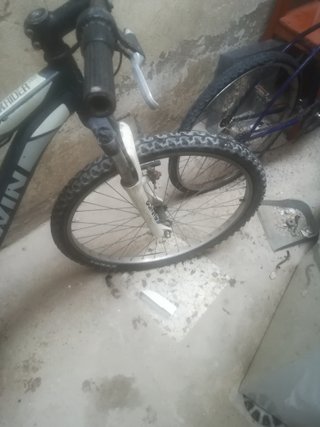 Bicicleta clásica negra