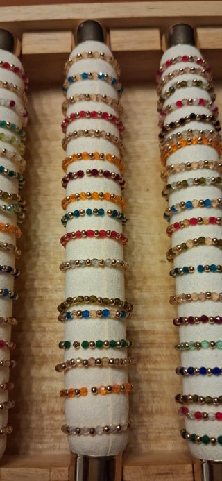 Anillos de piedras cristal colores surtidos