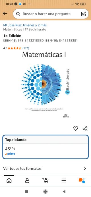Matemáticas I 1º Bachillerato