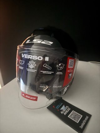 Casco LS2 OF618 Verso II Negro Nuevo