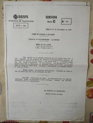 Lote 14 Consignas históricas RENFE