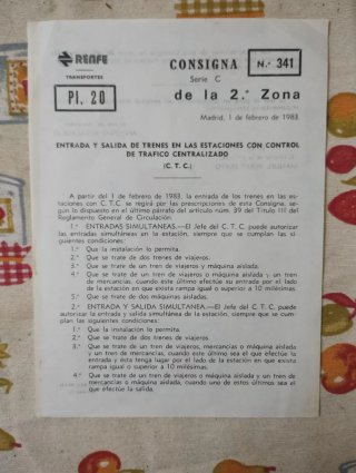 Lote 14 Consignas históricas RENFE