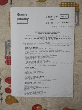Lote 14 Consignas históricas RENFE