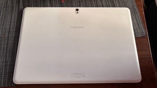 Tablet Samsung Plata/Blanco