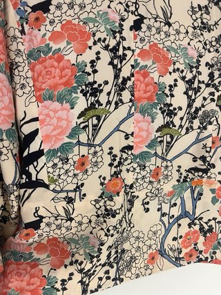 Blazer H&M floral beige multicolor