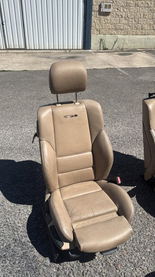 Asientos sport BMW E46 Cuero Crema