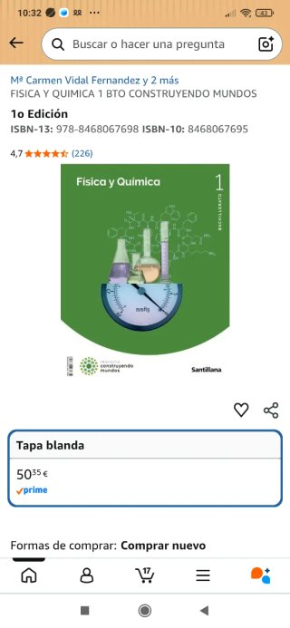 Física y química 1 bachillerato