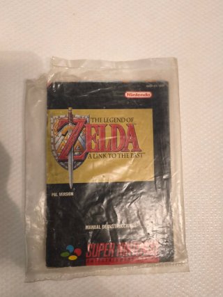 Instrucciones originales Zelda Super Nintendo