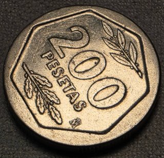200 Pesetas España Juan Carlos I 1987