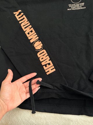 Sudadera Diesel Negra Manga Larga